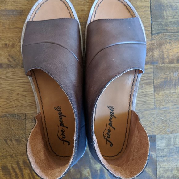 Free People Mont Blanc Sandals Size 8 Like New - Picture 2 of 7